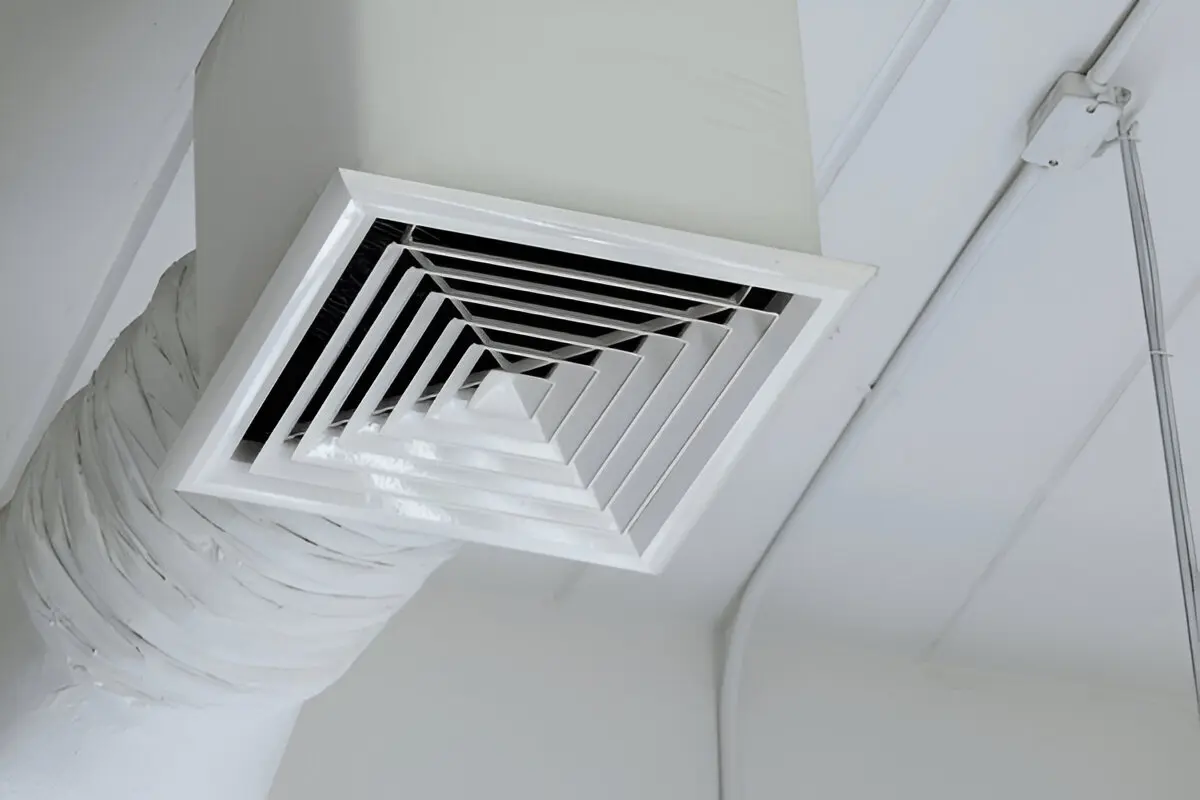 Clean air duct following professional Air Duct Cleaning Beaverton.